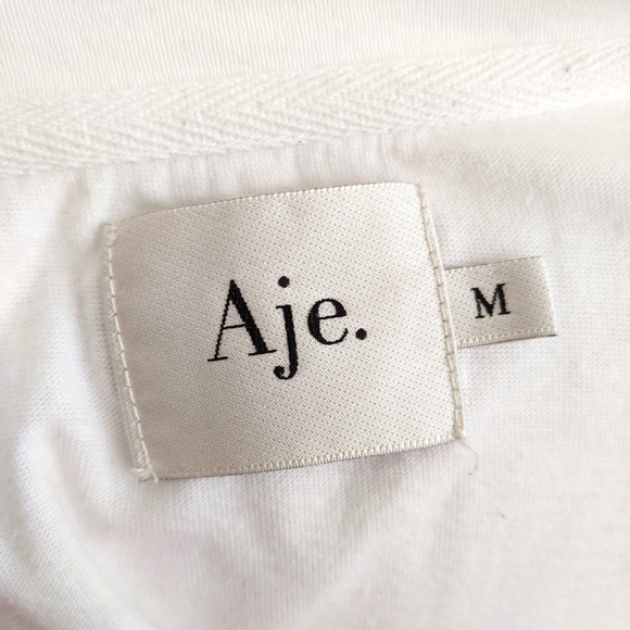 SOLD Aje embroidered ribbon tee M - Picture 4 of 4
